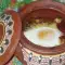 Кабачки с запеченными перцами в горшочках