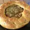 Пирог Разбойничий колпак с мясом и овощами