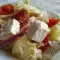 Салат с помидорами черри и айсбергом