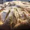 Пирог с творогом и яблоками