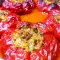 Фаршированный перец Клаудио с фаршем, рисом и соусом Бешамель