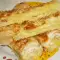 Выкупанная баница с брынзой и сыром