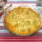 Картофельный пай с мясным фаршем и овощами