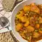 Постное картофельное рагу с овощами