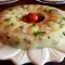 Картофельный салат в форме для кекса