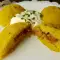 Картофельные котлеты с начинкой из мясного фарша