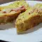 Картофельный рулет с ветчиной и сыром