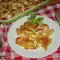 Картофель с сосисками и сыром в духовке