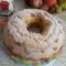 Кекс с лукумом и печеньем