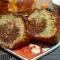 Кекс с засахаренной апельсиновой цедрой и изюмом