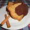 Кекс из яблок и шоколада