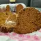 Пышный кекс с вареньем и шоколадной пастой