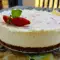 Кето пирог с клублникой и маскарпоне