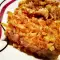 Запеченная квашеная капуста с помидорами и рисом