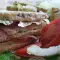 Клуб сэндвич с беконом и сыром