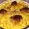 Запеченная курица с картофелем