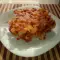 Макароны с мясным фаршем и сыром