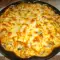 Макароны с мясным фаршем и шпинатом