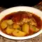Картофельная запеканка с мясом в глиняном горшке