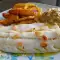 Мерлуза с миндальным соусом и картофелем