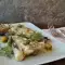 Морской черт с каперсами и фенхелем