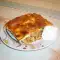 Мусака с кислым молоком
