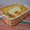 Гратен с куриным мясом и сливками