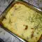 Гратен с кабачками и кислым молоком