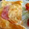 Омлет с ветчиной и сыром