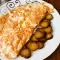 Омлет с брынзой и сыром