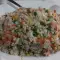 Рис по-китайски с ветчиной и грибами