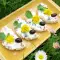 Рисовое антипасто с рукколой, крабовыми палочками и оливками