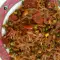 Рисовые спагетти с овощами