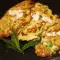 Простые блинчики из кабачков с молочным соусом