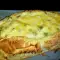 Фаршированный хлеб с курицей и грибами
