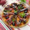 Фаршированные сладкие перцы с булгуром, грибами и оливками