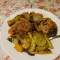 Фаршированные грибы с мясным фаршем и сыром в духовке