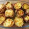 Фаршированные грибы с яйцами и брынзой в аэрофритюрнице
