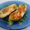 Фаршированные кабачки с яйцами