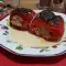 Фаршированные перцы с молочным соусом