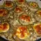 Фаршированные грибы с сыром