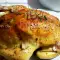 Запеченный цыпленок с рисом и грибами в духовке