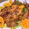 Фаршированная курица с рисом в духовке