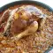 Фаршированная курица с капустой