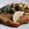 Панированный шницель из молотого мяса