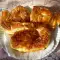 Жареные банички с яйцами и брынзой