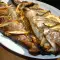 Форель с морковью и чесноком в духовке