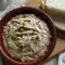 Паштет из баклажанов с майонезом и брынзой