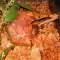 Запеченная курица с квашеной капустой