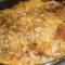 Печеные свиные ребрышки с квашеной капустой и рисом в духовке